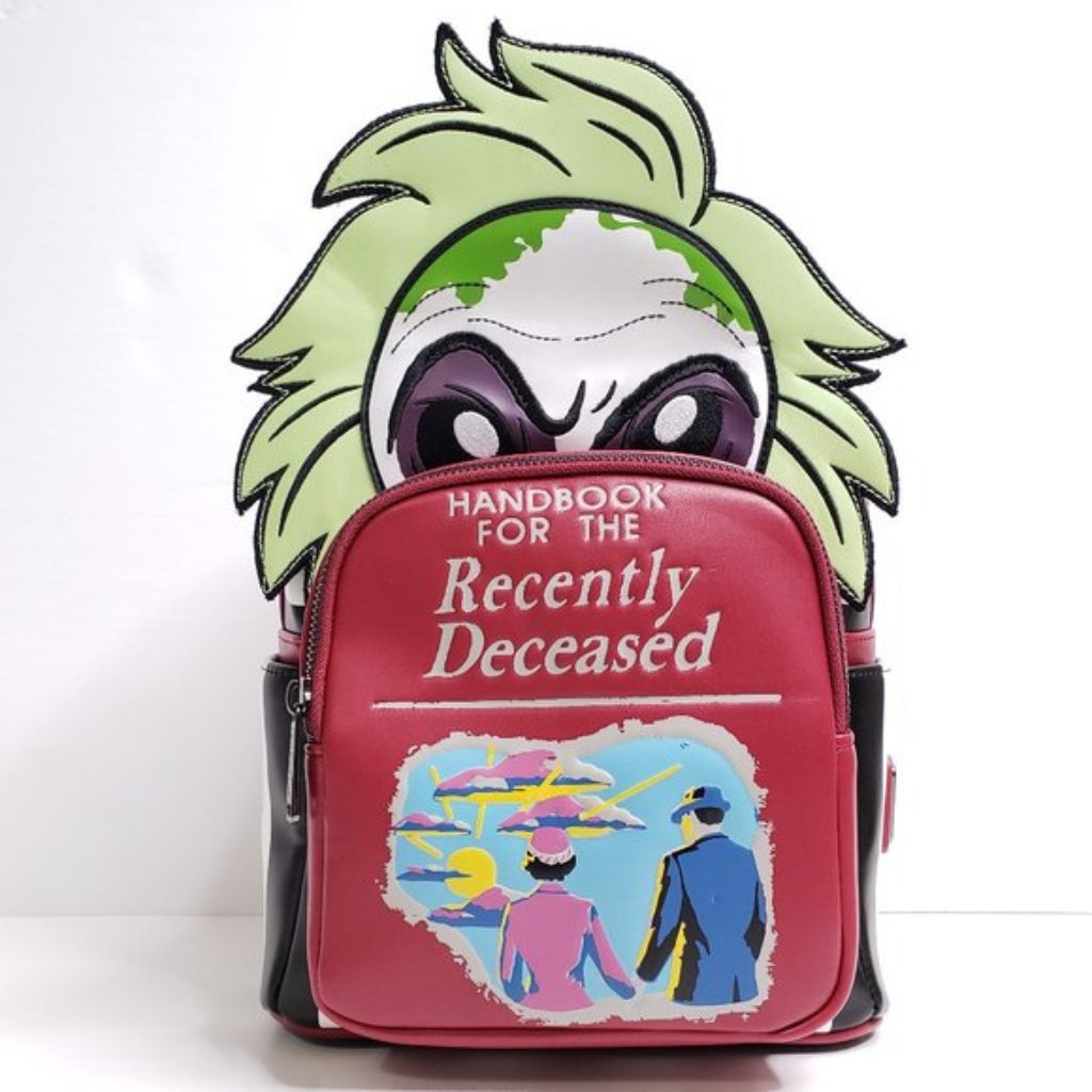 Loungefly Beetlejuice Handbook For The Recently Deceased Backpack Rare